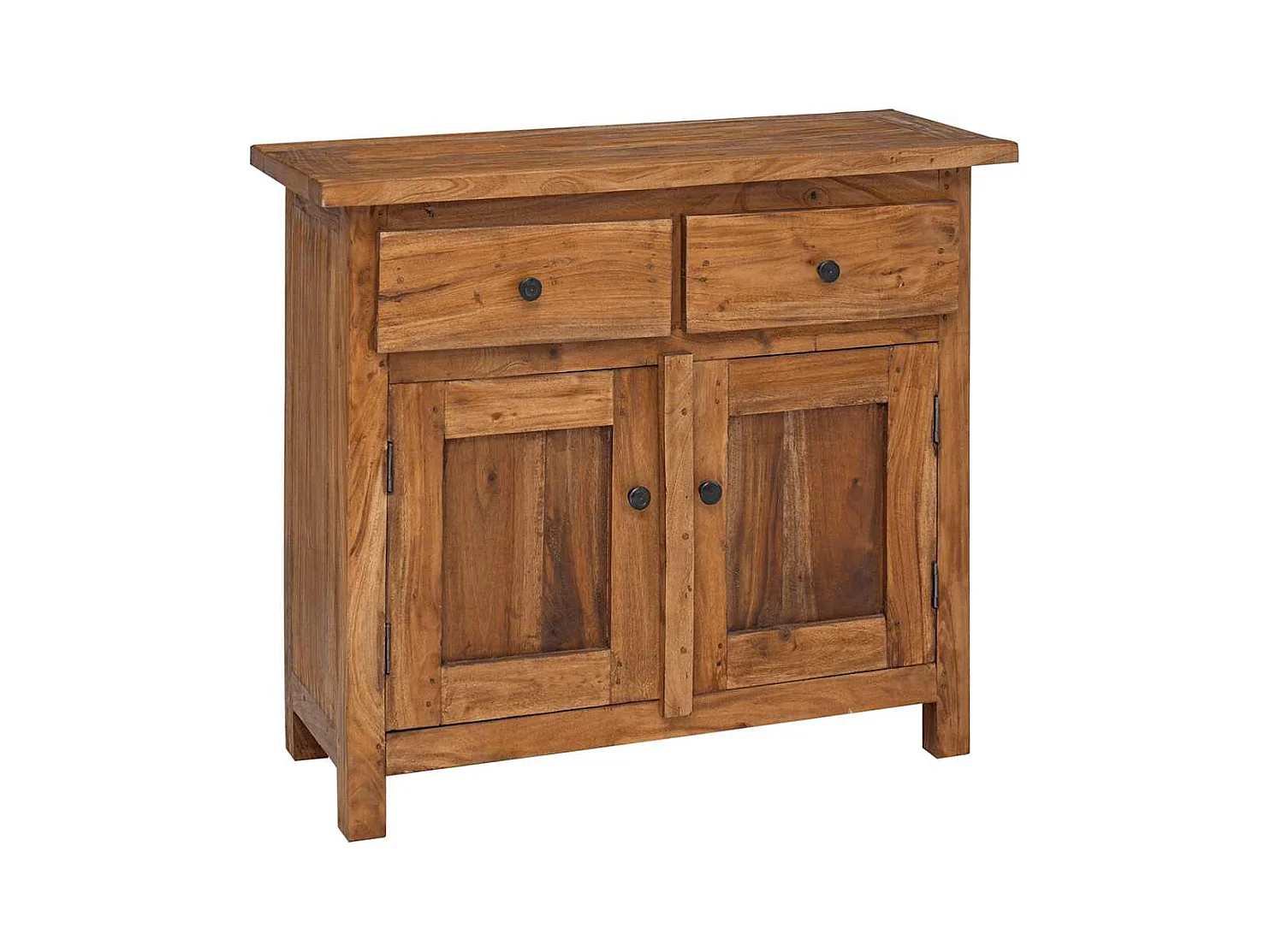 Buffet bois d'acajou massif 75x30x65 cm