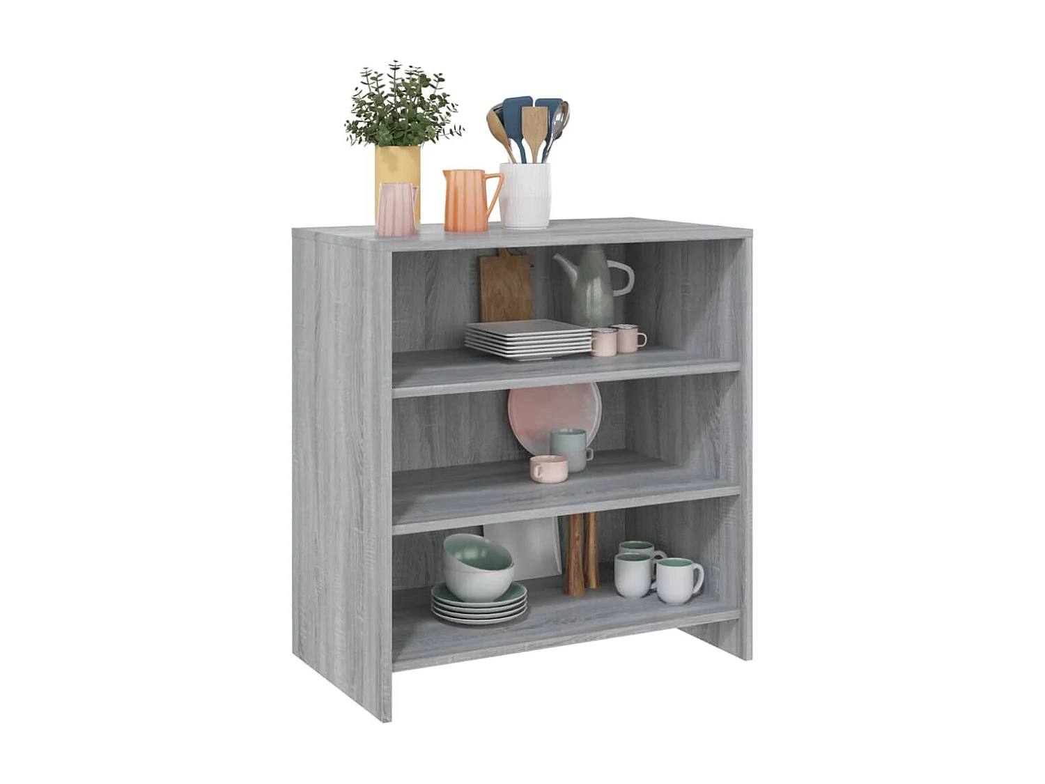 Buffet Sonoma gris 70x40,5x75 cm Bois d'ingénierie