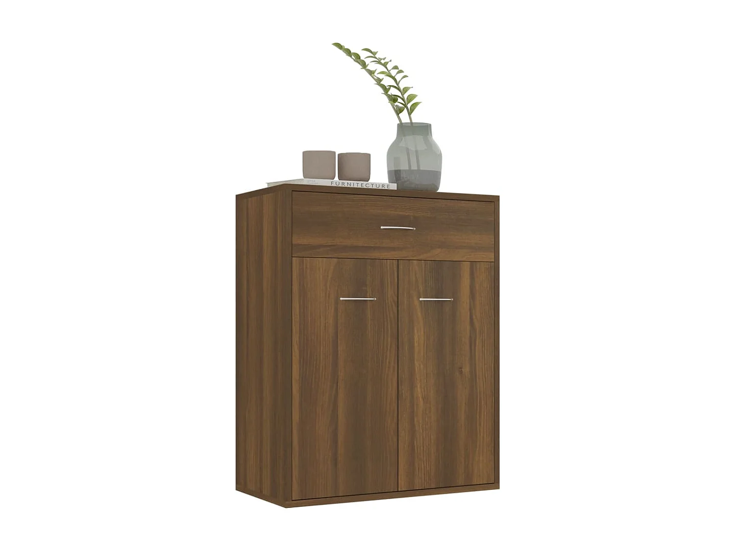 Buffet Chêne marron 60x30x75 cm Bois d'ingénierie
