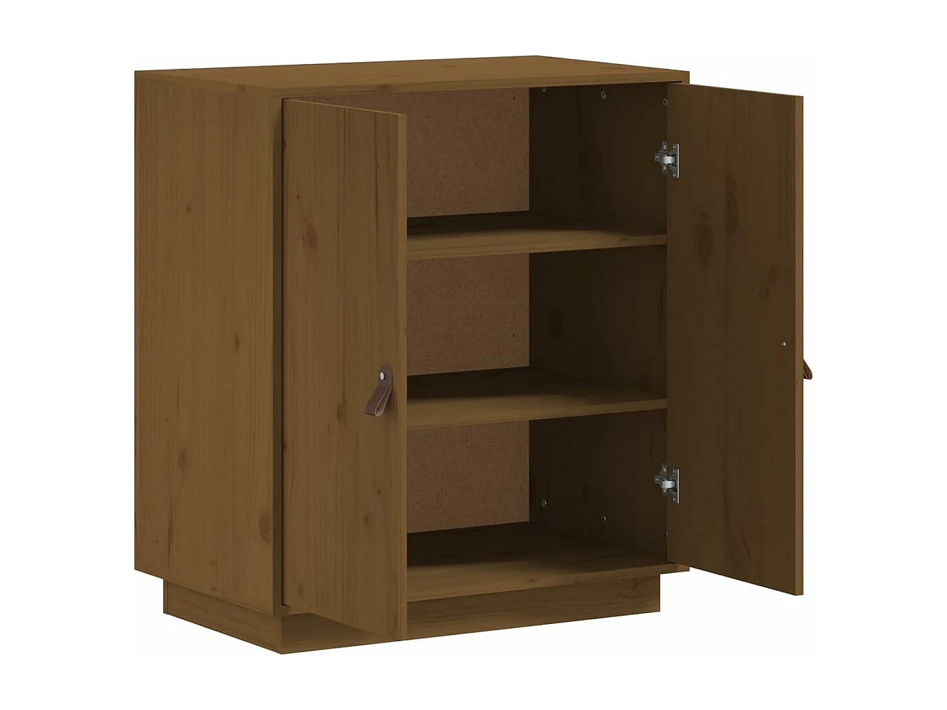 Dressoir 65,5x40x75 cm massief grenenhout honingbruin