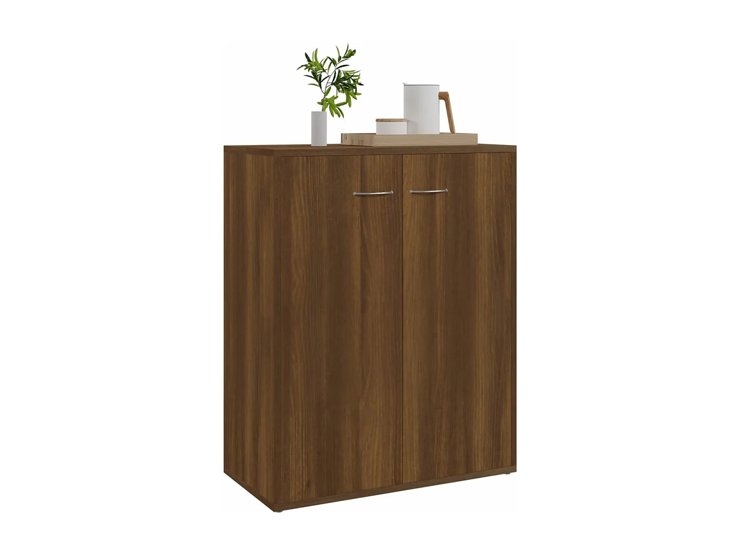 Buffet Chêne marron 60x30x75 cm Bois d'ingénierie