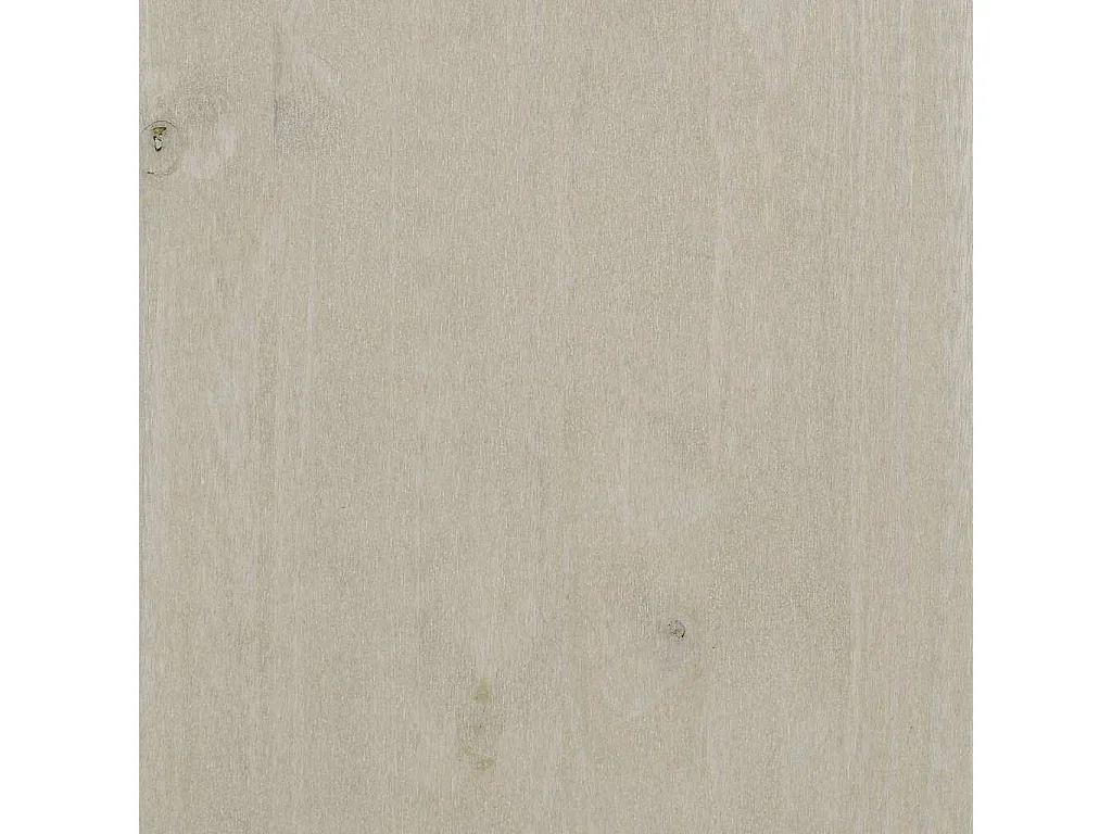 Dessus de buffet HAMAR Blanc 85x35x100 cm Bois de pin massif