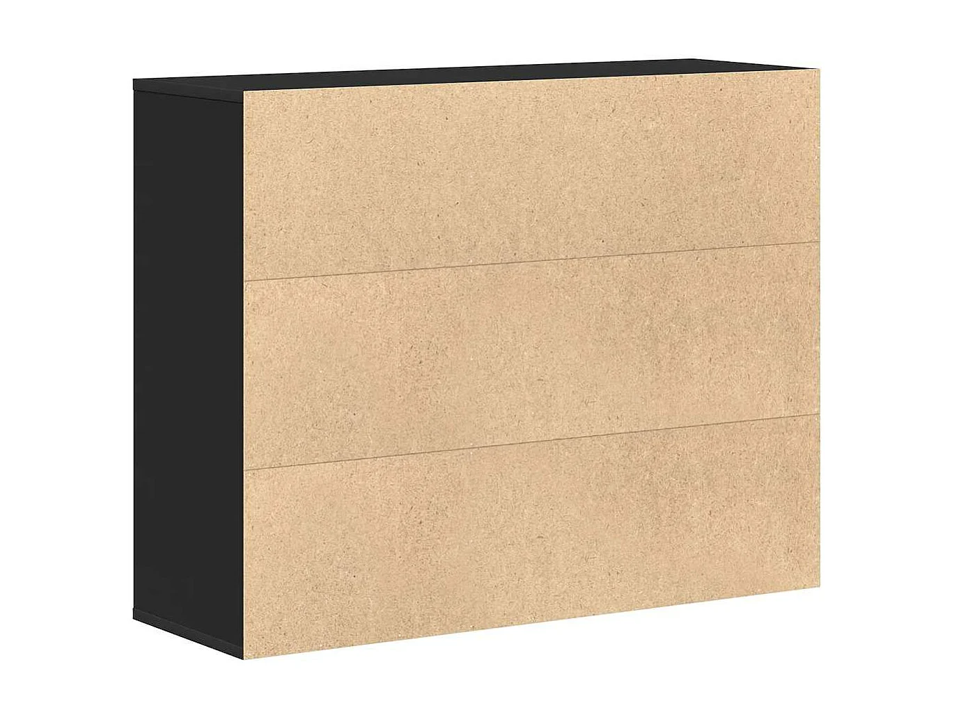 Aparador 88x30x70 cm contraplacado preto