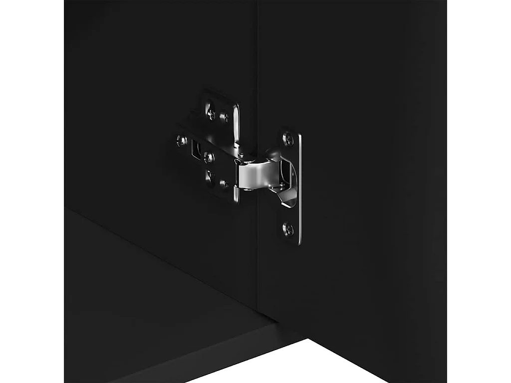 Aparador 88x30x70 cm contraplacado preto