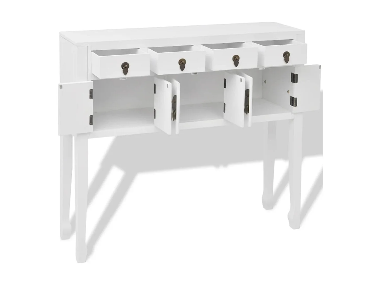 Sideboard Chinesischer Stil Massivholz Weiß