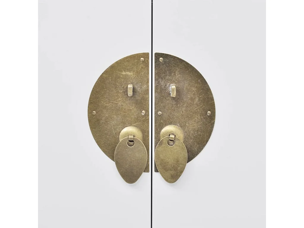 Sideboard Chinesischer Stil Massivholz Weiß