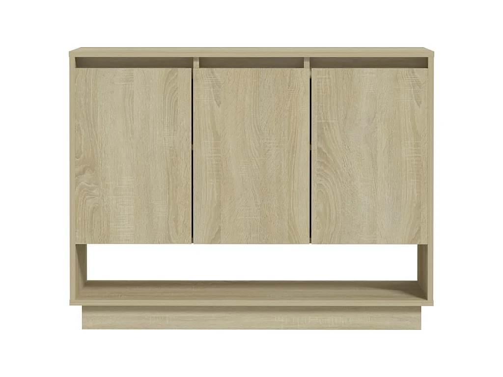 Aparador de madera contrachapada roble Sonoma 97x31x75 cm
