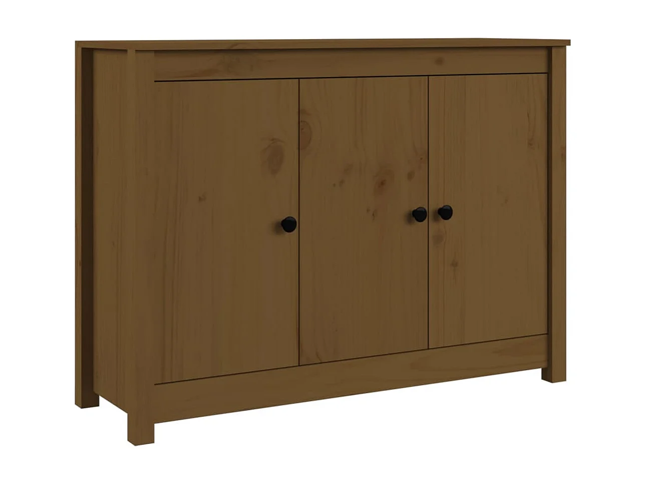 Credenza ambra 100x35x74 cm in Legno Massello di Pino