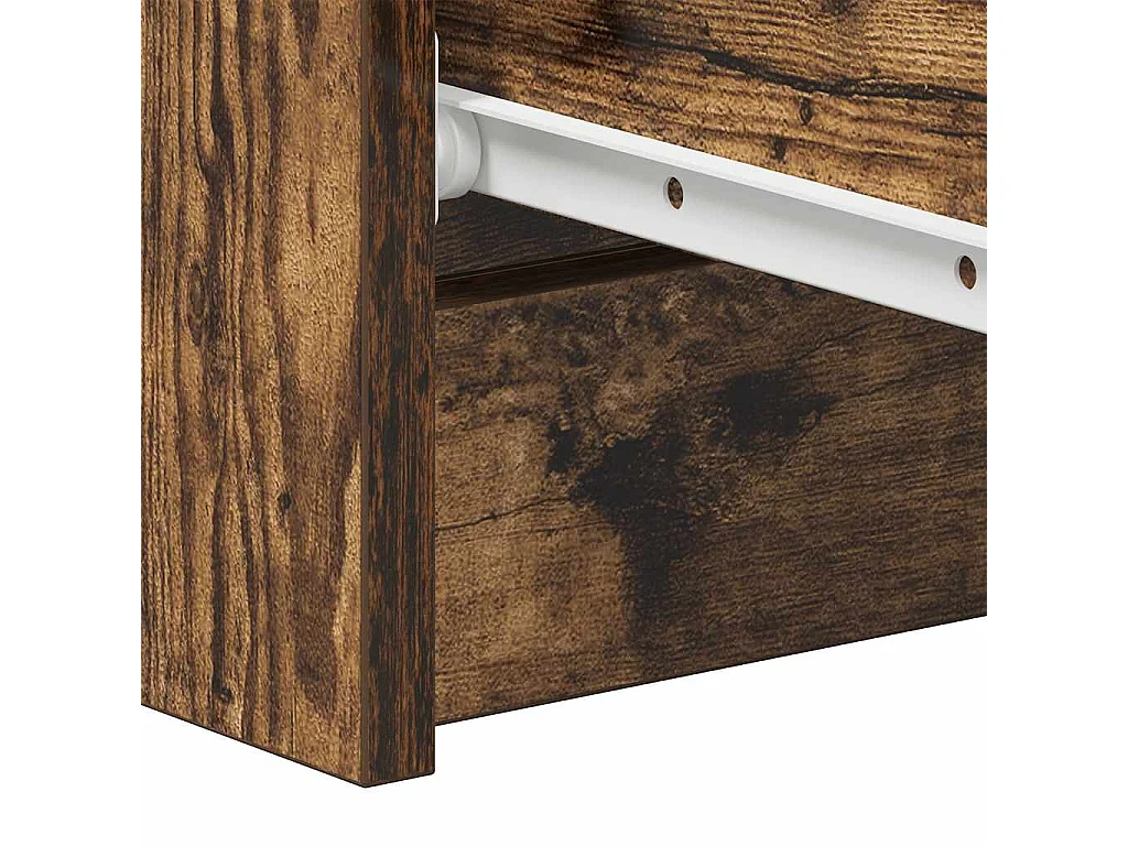 Buffet Chêne fumé 60x35x98,5 cm Bois d'ingénierie