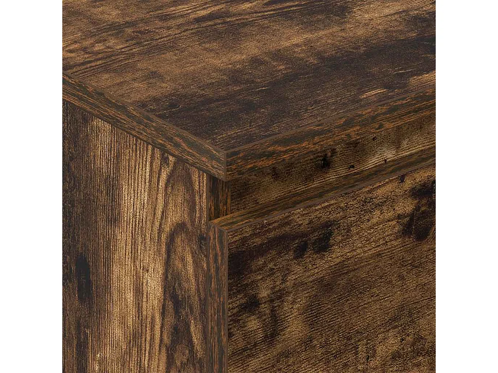 Buffet Chêne fumé 60x35x98,5 cm Bois d'ingénierie