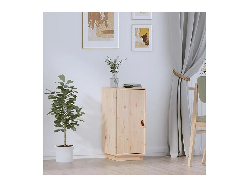 Dressoir 34x40x75 cm massief grenenhout
