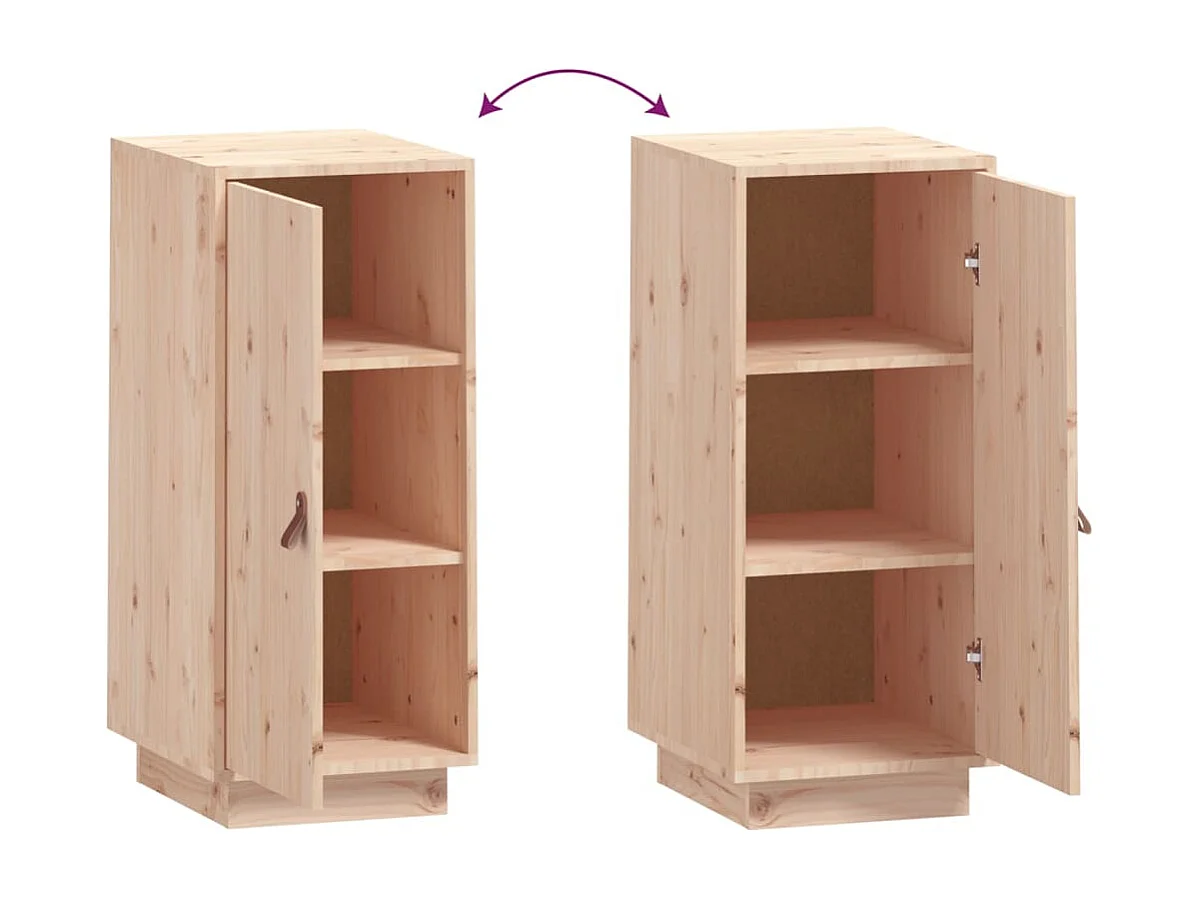 Buffet 34x40x75 cm Bois massif de pin