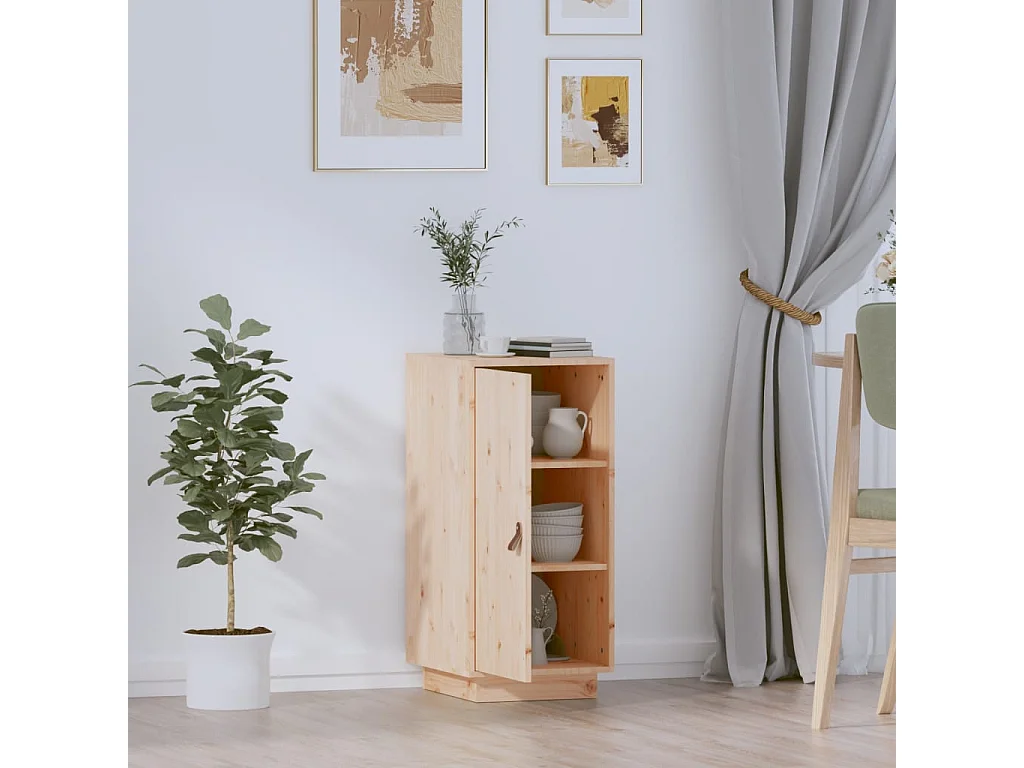 Buffet 34x40x75 cm Bois massif de pin