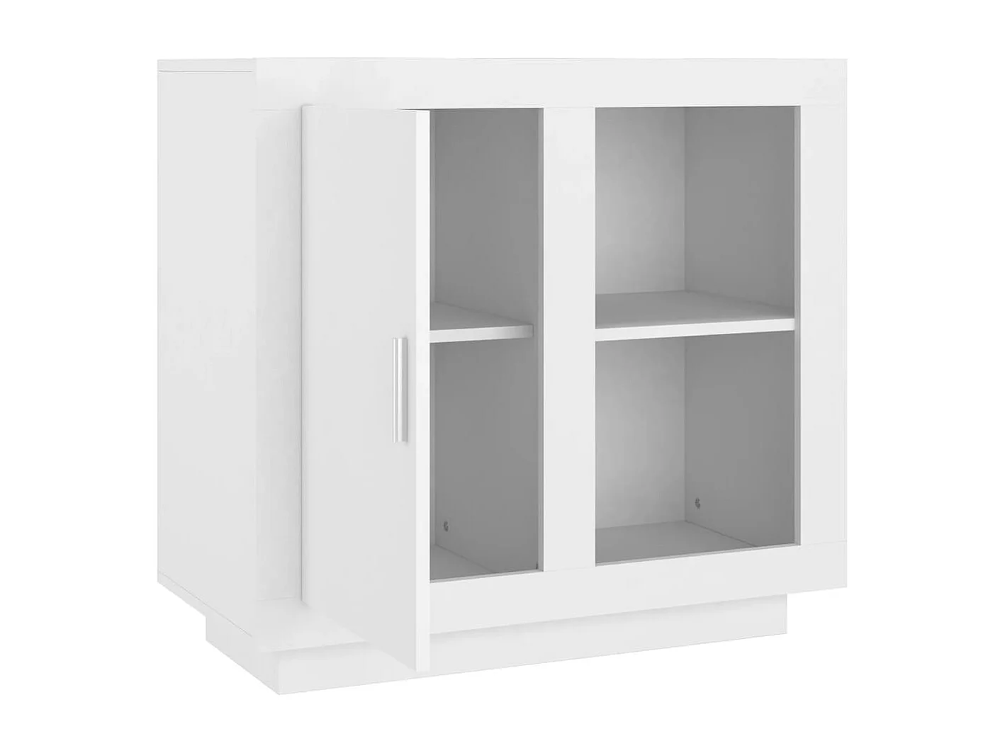 Dressoir 80x40x75 cm wit