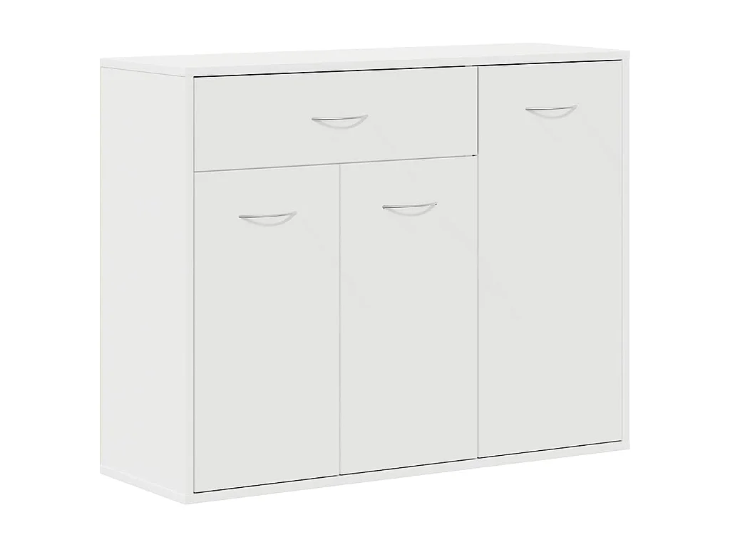 Buffet Blanc 88x30x70 cm Bois d'ingénierie