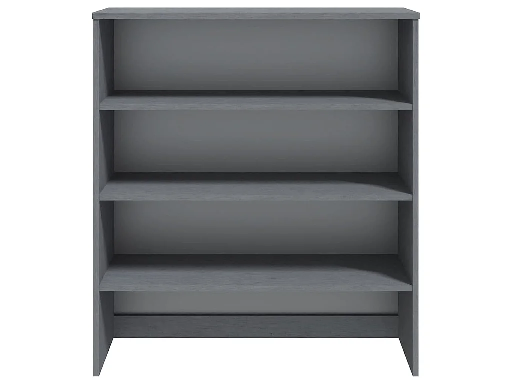 Dessus de buffet HAMAR Gris foncé 90x30x100 cm Bois de pin