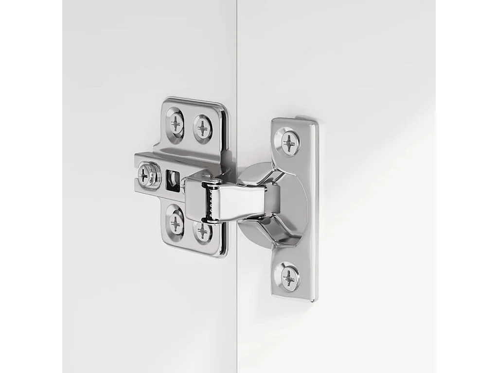 Aparador 60x30x75 cm contraplacado branco brilhante