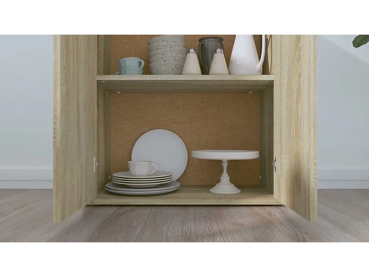 Buffet Chêne sonoma 60x30x75 cm Bois d'ingénierie