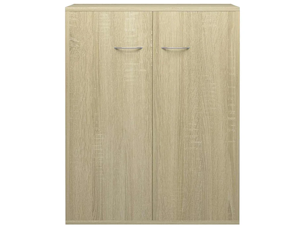 Dressoir 60x30x75 cm bewerkt hout sonoma eikenkleurig