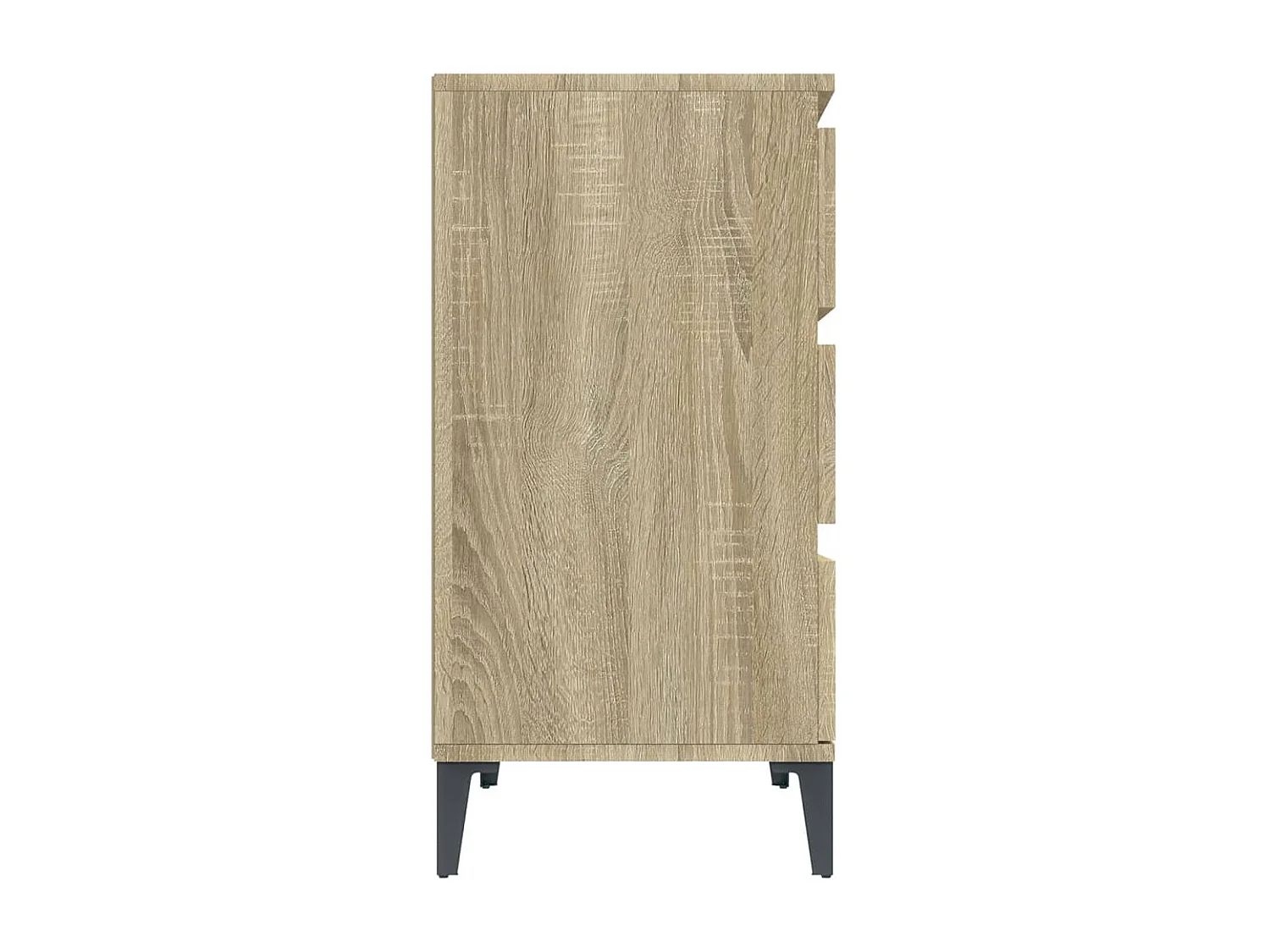 Dressoir 60x35x70 cm bewerkt hout sonoma eikenkleurig