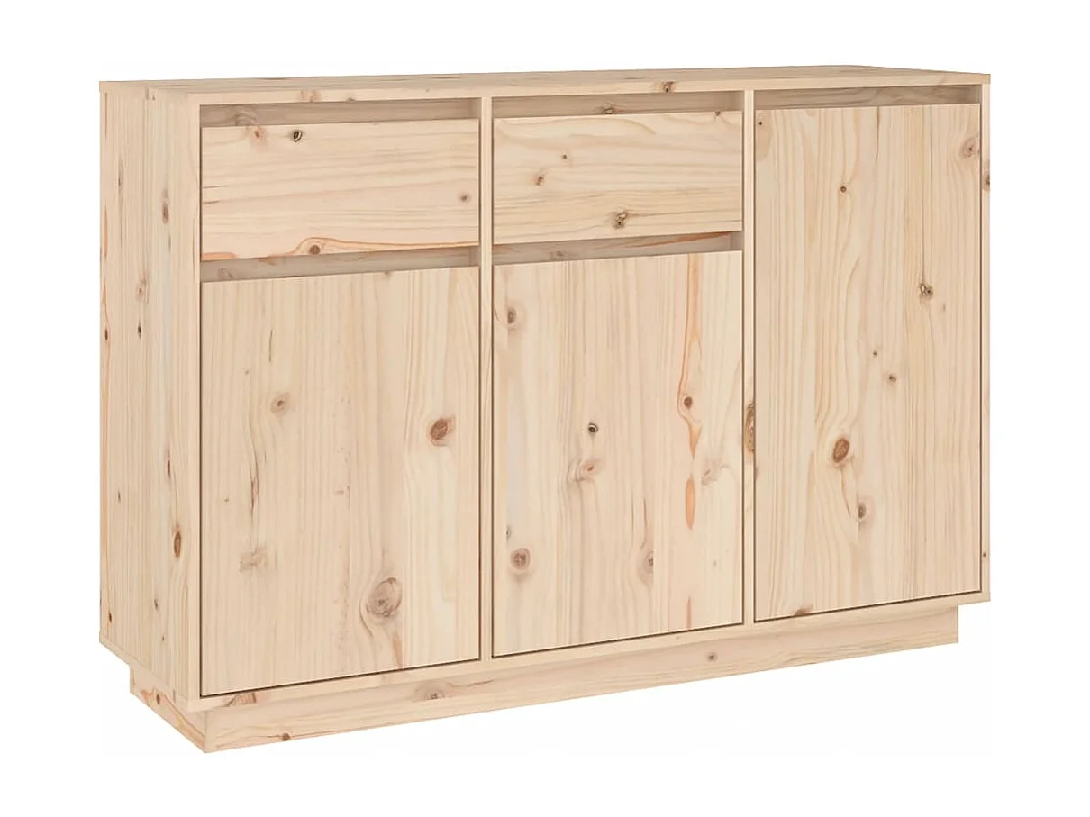 Credenza 110x34x75 cm in Legno Massello di Pino