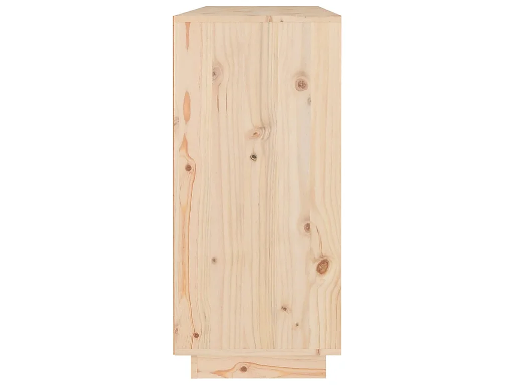 Buffet 110x34x75 cm bois massif de pin