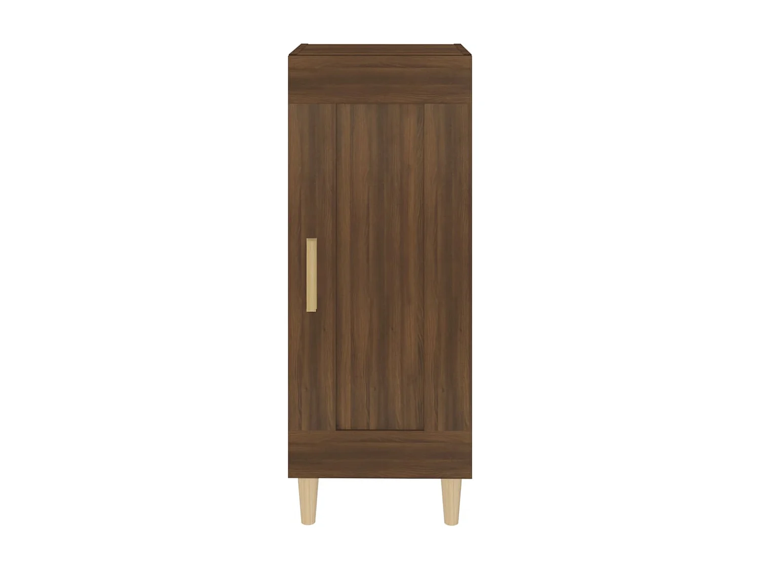 Dressoir 34,5x34x90 cm bewerkt hout bruin eikenkleur
