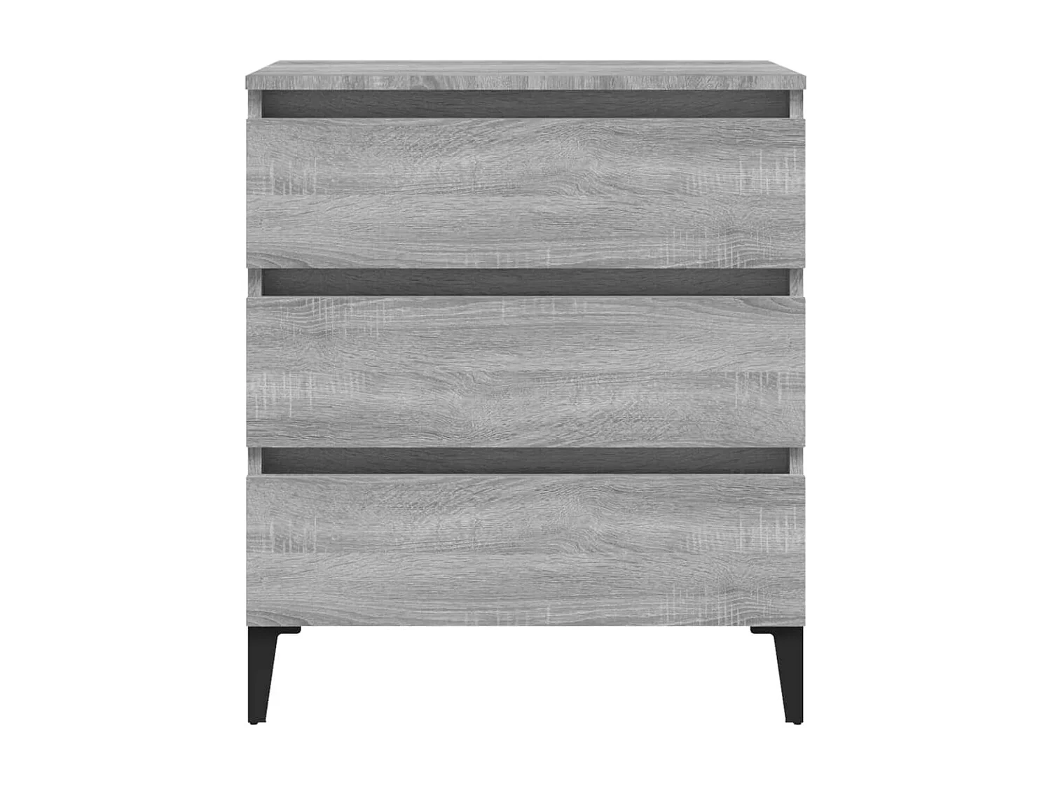 Aparador 60x35x69 cm derivados de madeira sonoma cinza