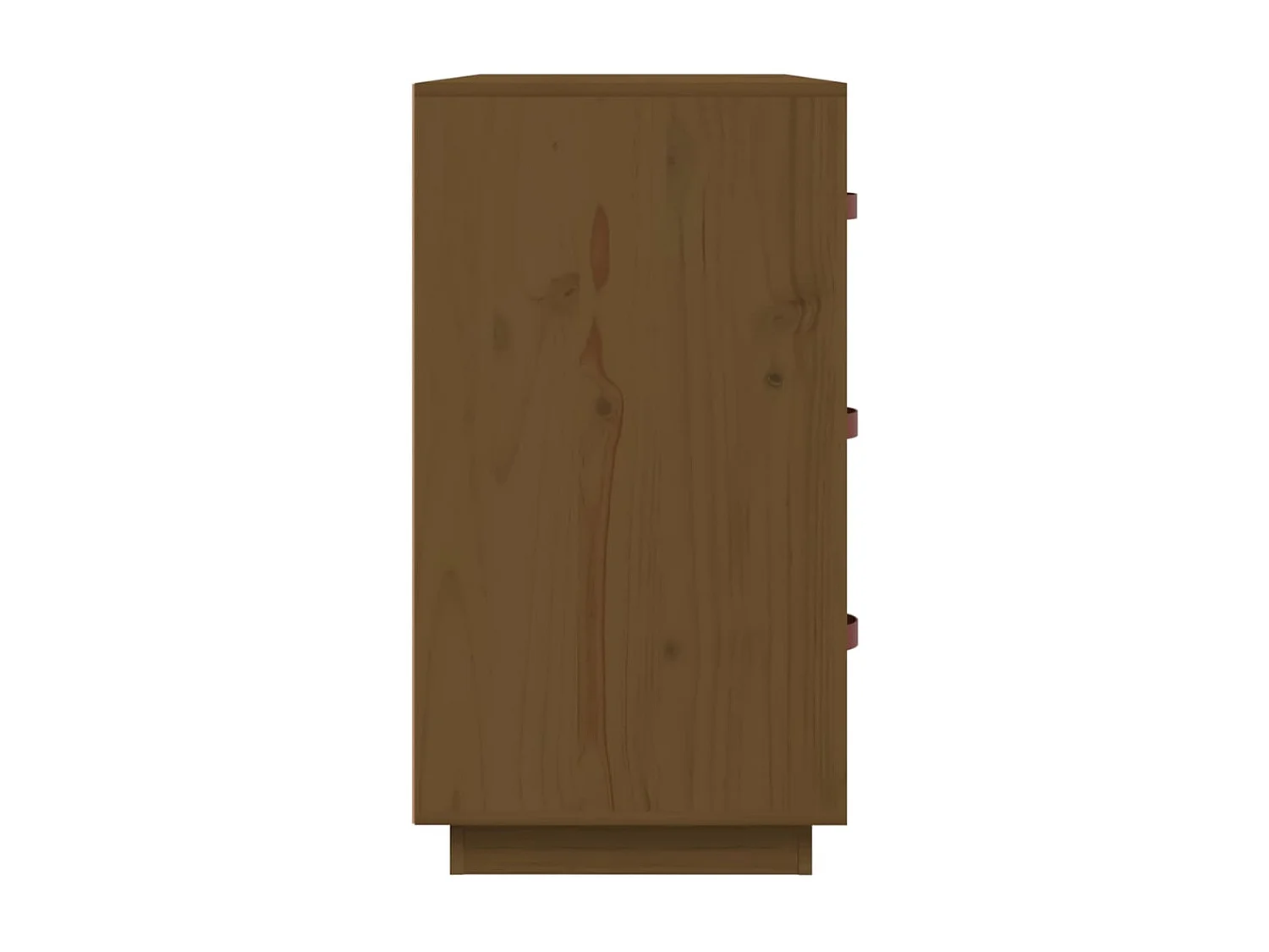 Credenza Marrone Ambra 80x40x75 cm in Legno Massello di Pino