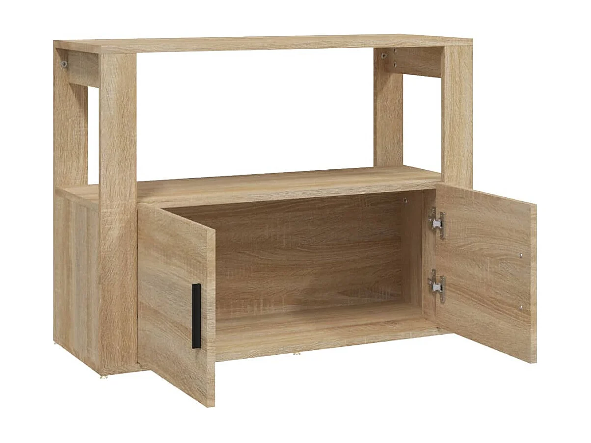 Buffet Chêne sonoma 80x30x60 cm Bois d'ingénierie