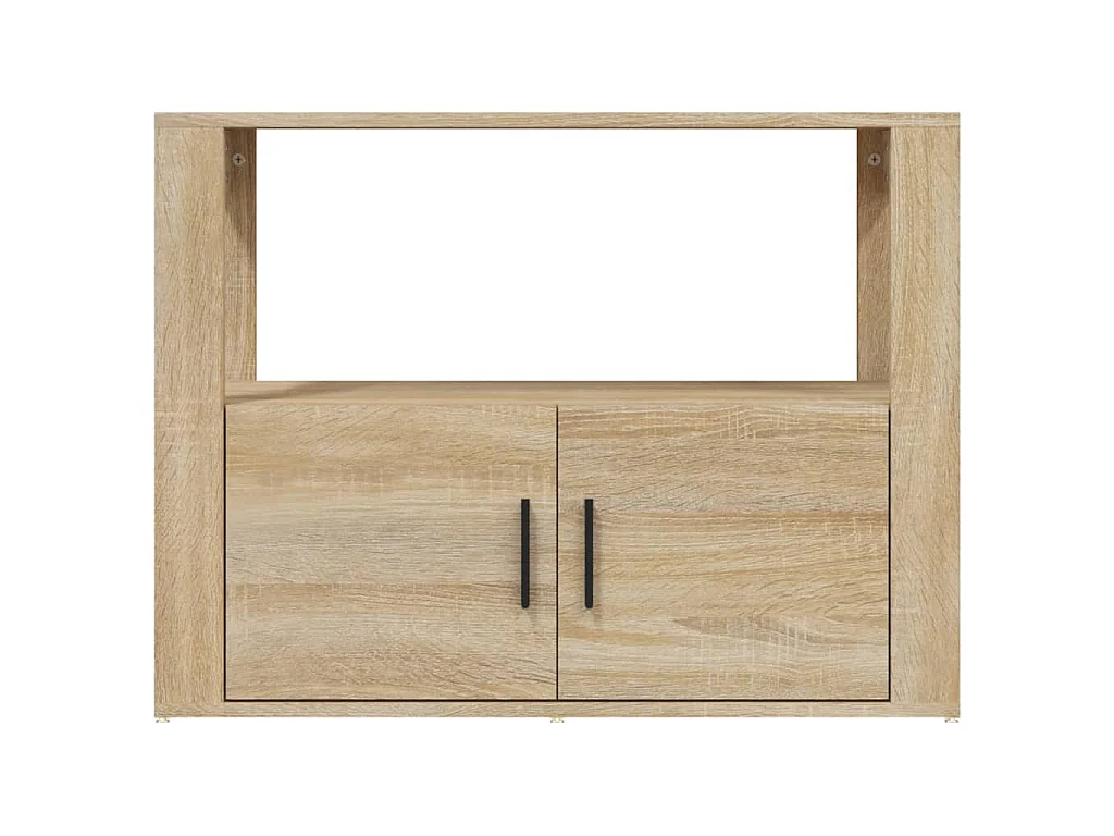 Credenza Rovere Sonoma 80x30x60 cm in Legno Multistrato