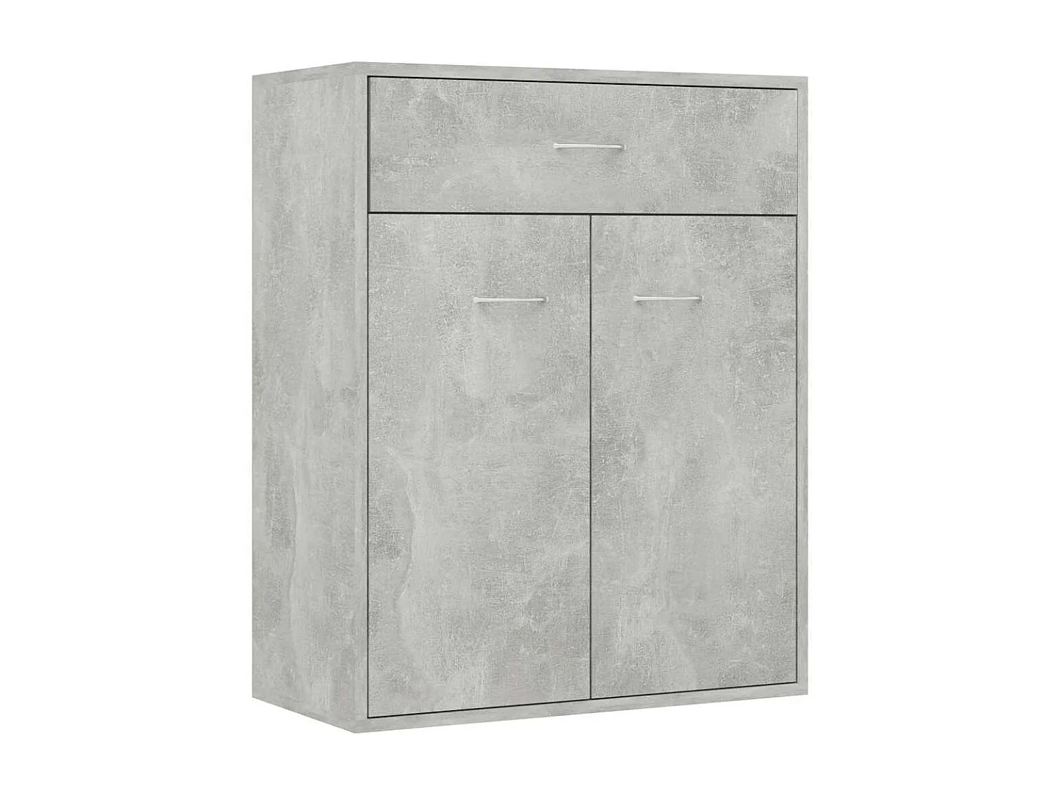 Buffet Gris béton 60x30x75 cm Bois d'ingénierie