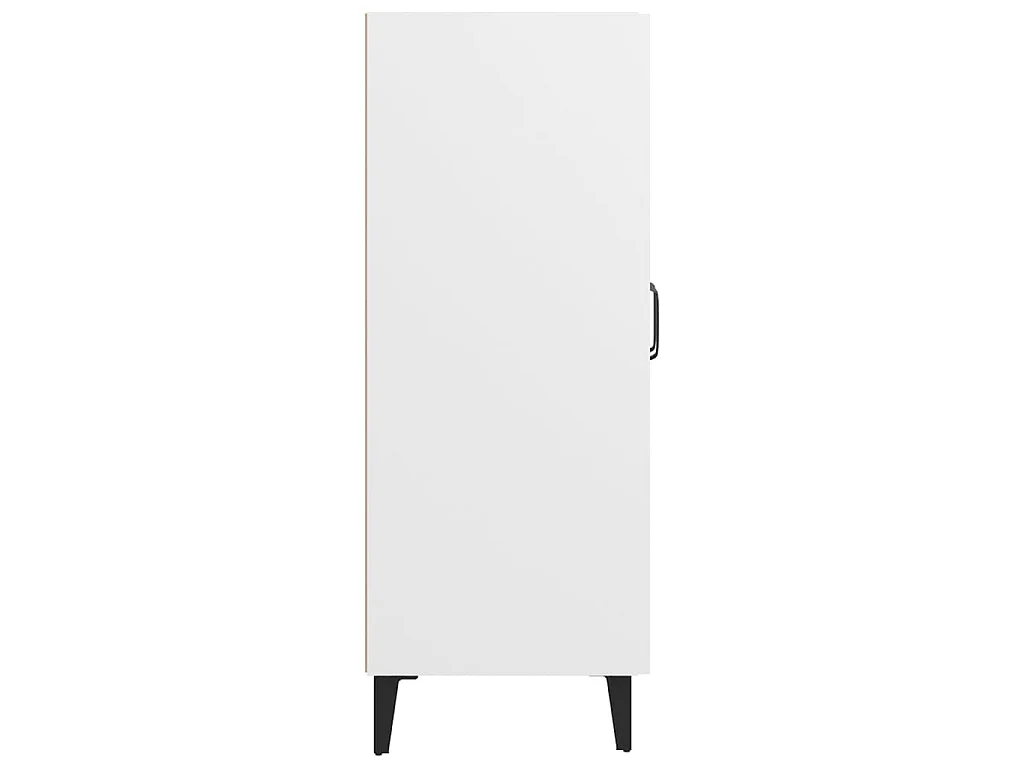 Buffet blanc 69,5x34x90 cm bois d'ingénierie