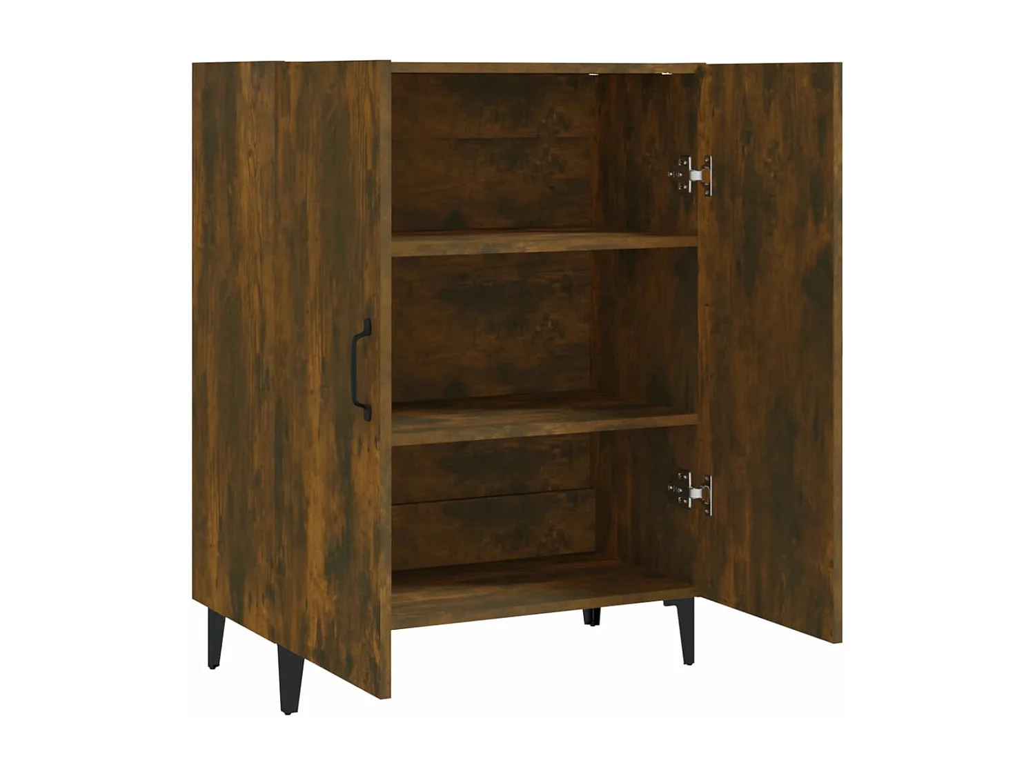 Buffet Chêne fumé 70x34x90 cm Bois d'ingénierie