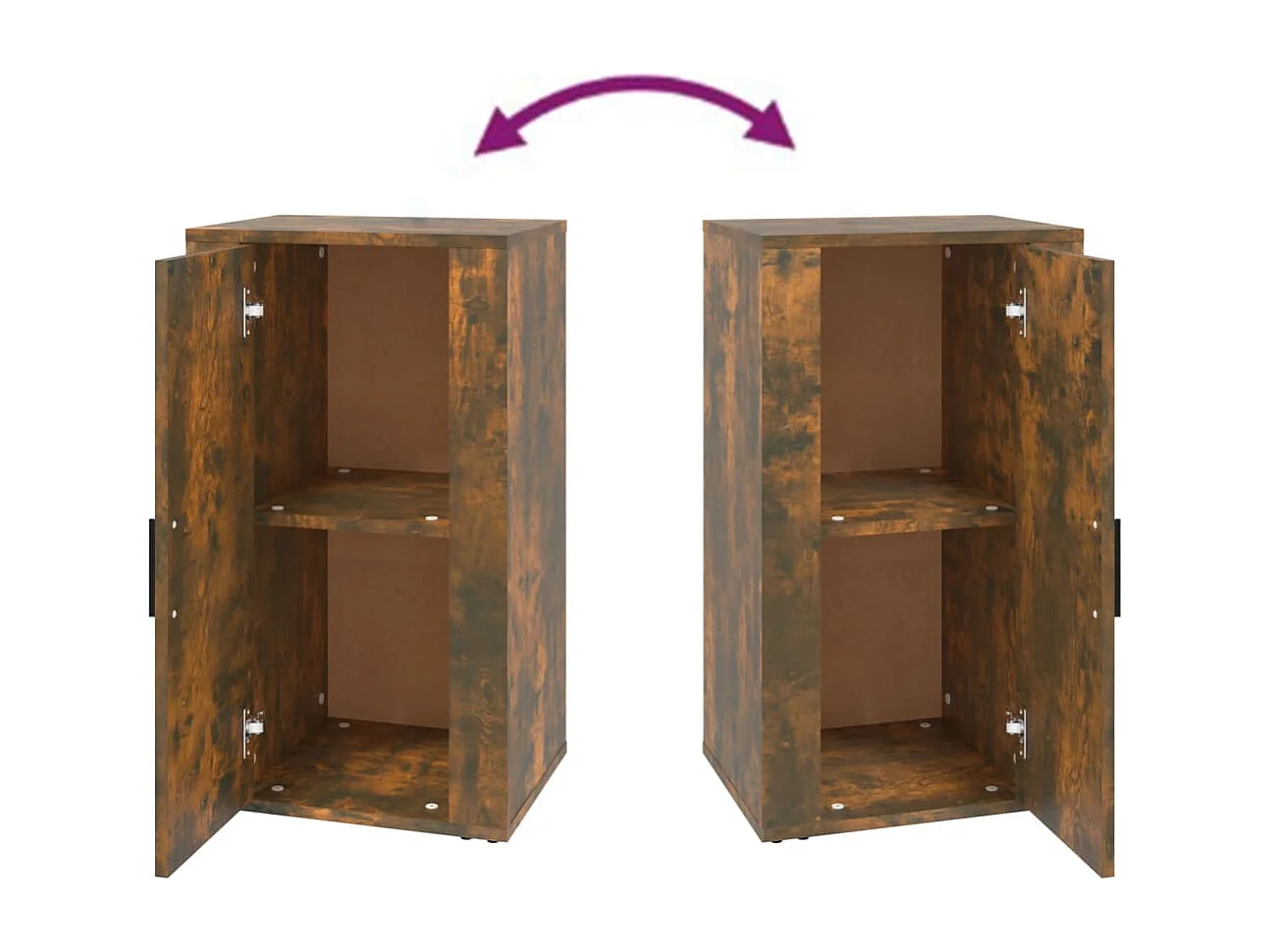 Sideboard Räuchereiche 40x33x70 cm Holzwerkstoff