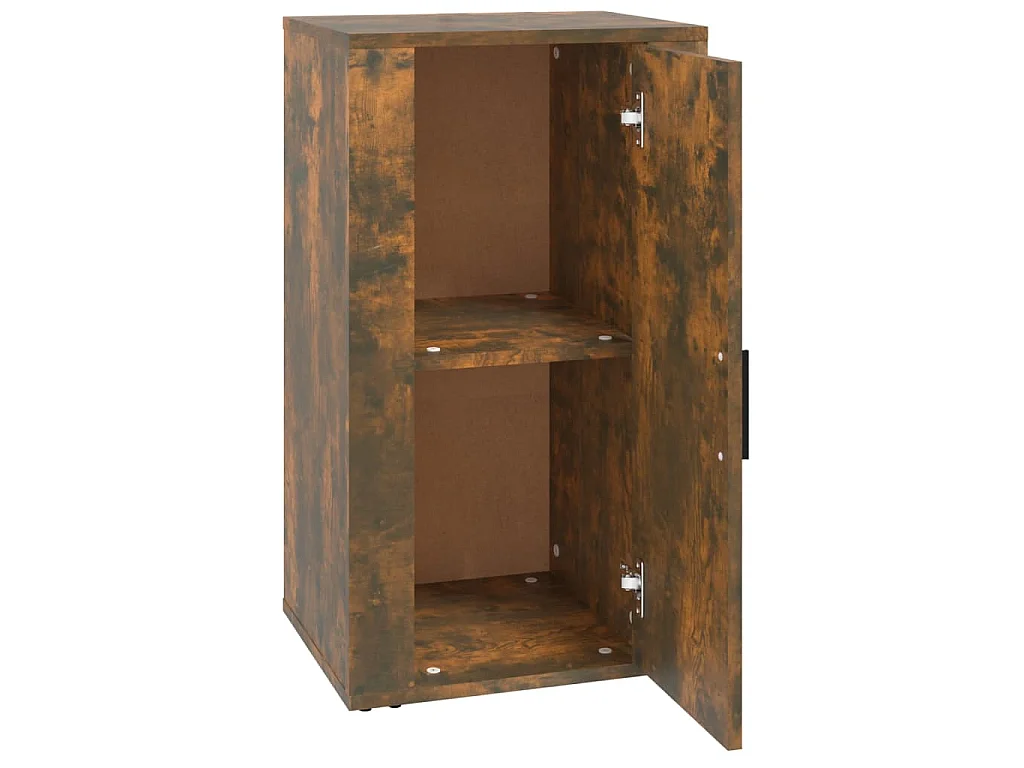 Buffet Chêne fumé 40x33x70 cm Bois d'ingénierie