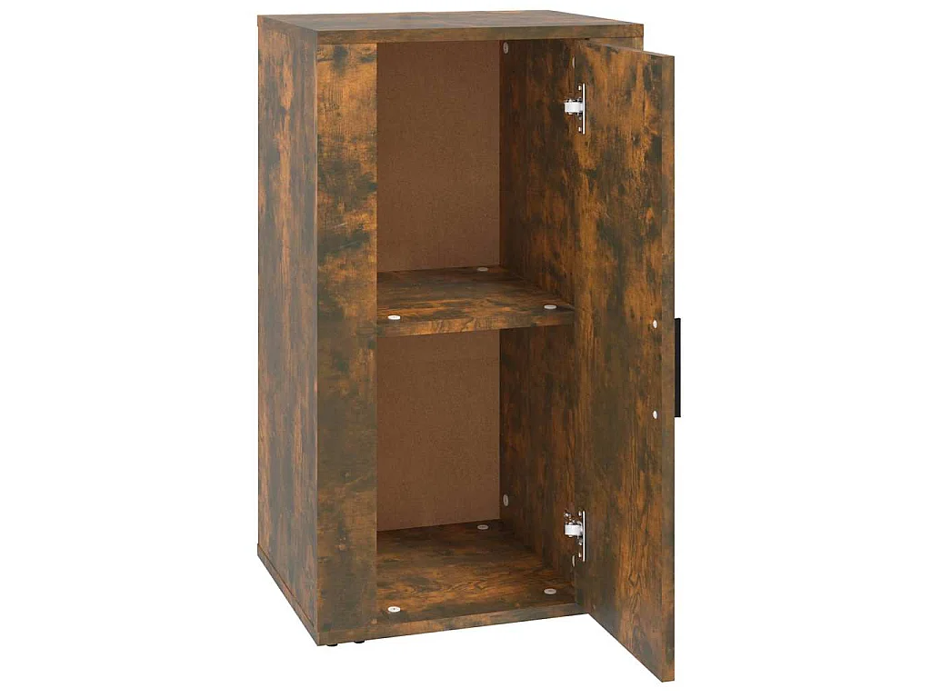 Buffet Chêne fumé 40x33x70 cm Bois d'ingénierie