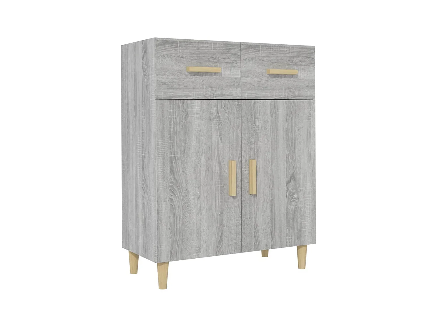 Sideboard Grau Sonoma 69,5x34x89 cm Holzwerkstoff