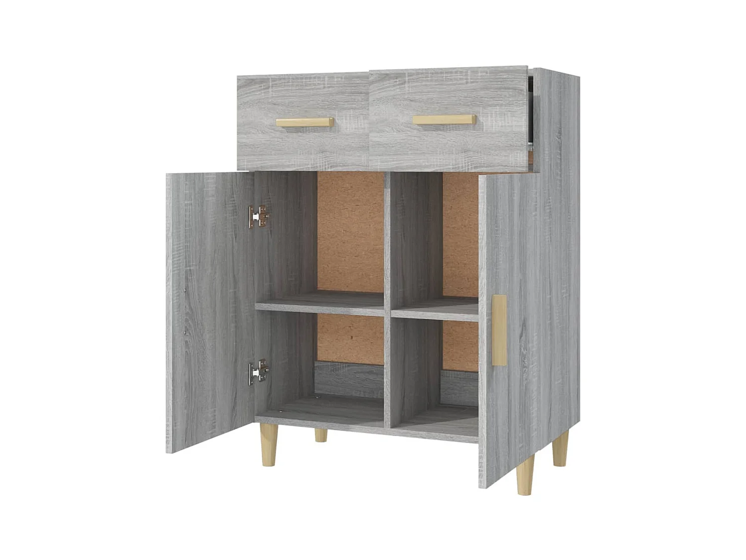 Sideboard Grau Sonoma 69,5x34x89 cm Holzwerkstoff