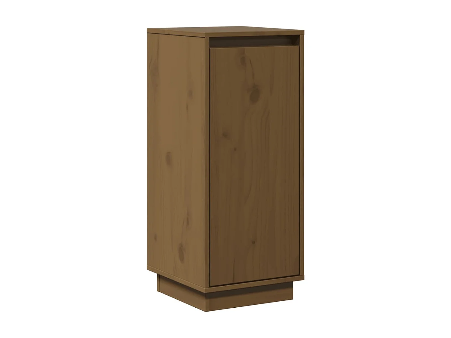 Buffet Marron miel 31,5x34x75 cm Bois massif de pin