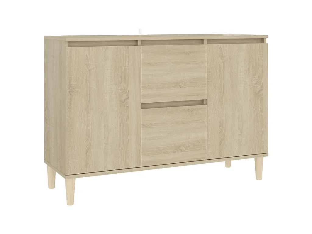 Sideboard Sonoma-Eiche 103,5x35x70 cm Holzwerkstoff