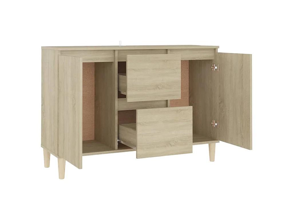 Sideboard Sonoma-Eiche 103,5x35x70 cm Holzwerkstoff