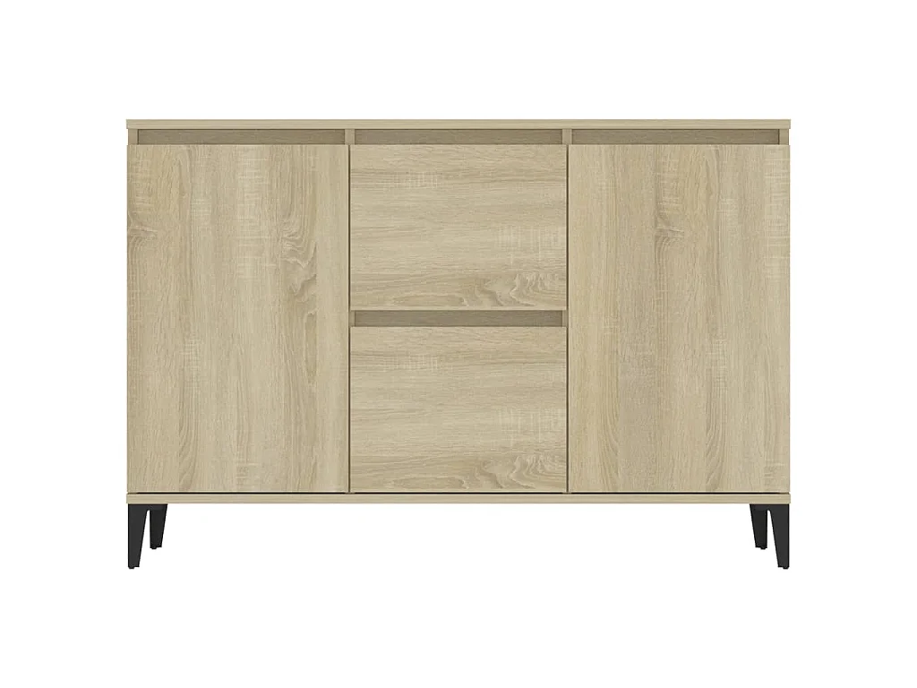 Aparador madera contrachapada color roble Sonoma 102x35x70 cm