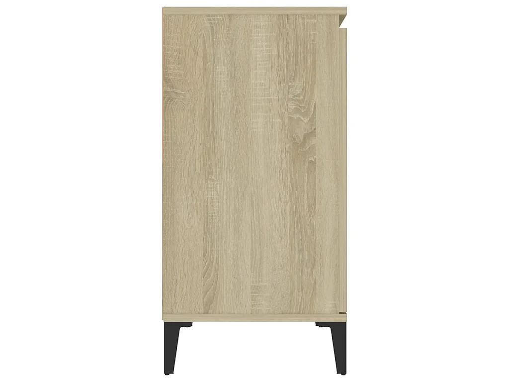 Aparador madera contrachapada color roble Sonoma 102x35x70 cm