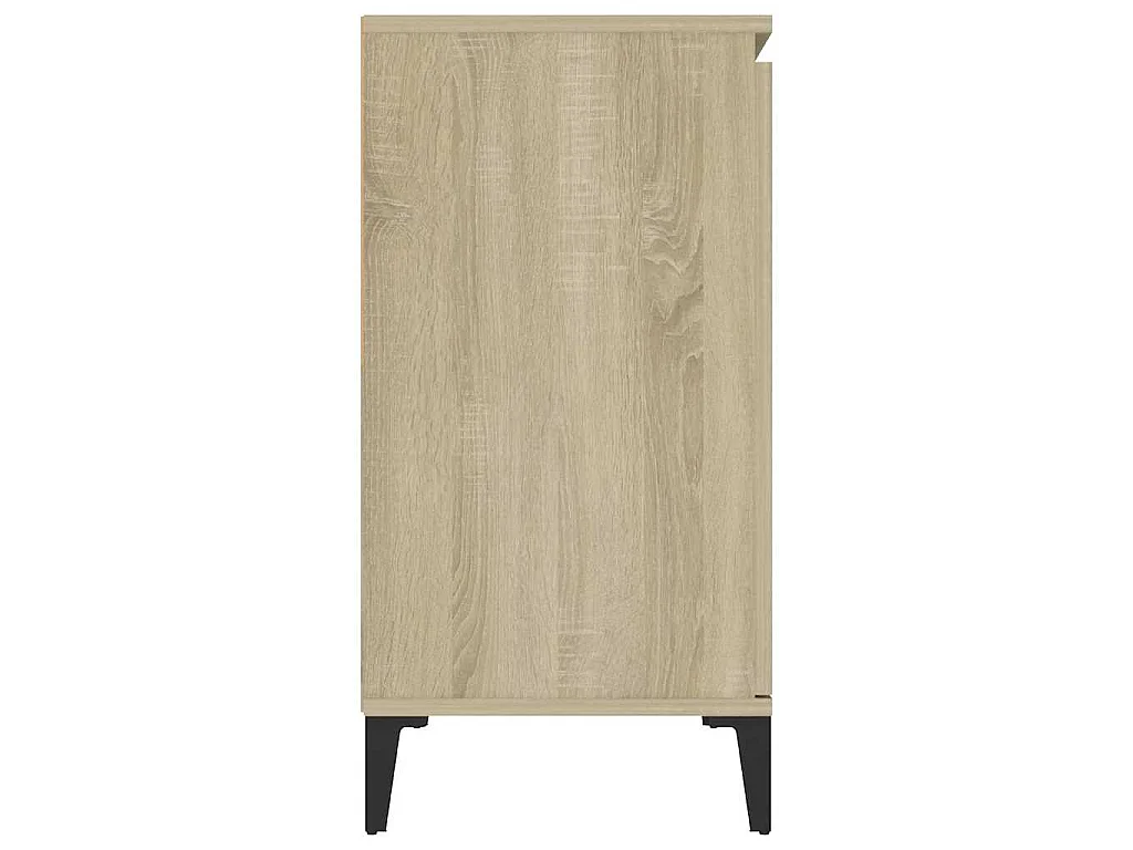 Buffet chêne sonoma 102x35x70 cm bois d'ingénierie