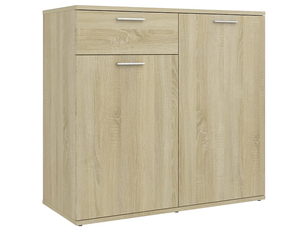 Sideboard Sonoma-Eiche 80x36x75 cm Holzwerkstoff