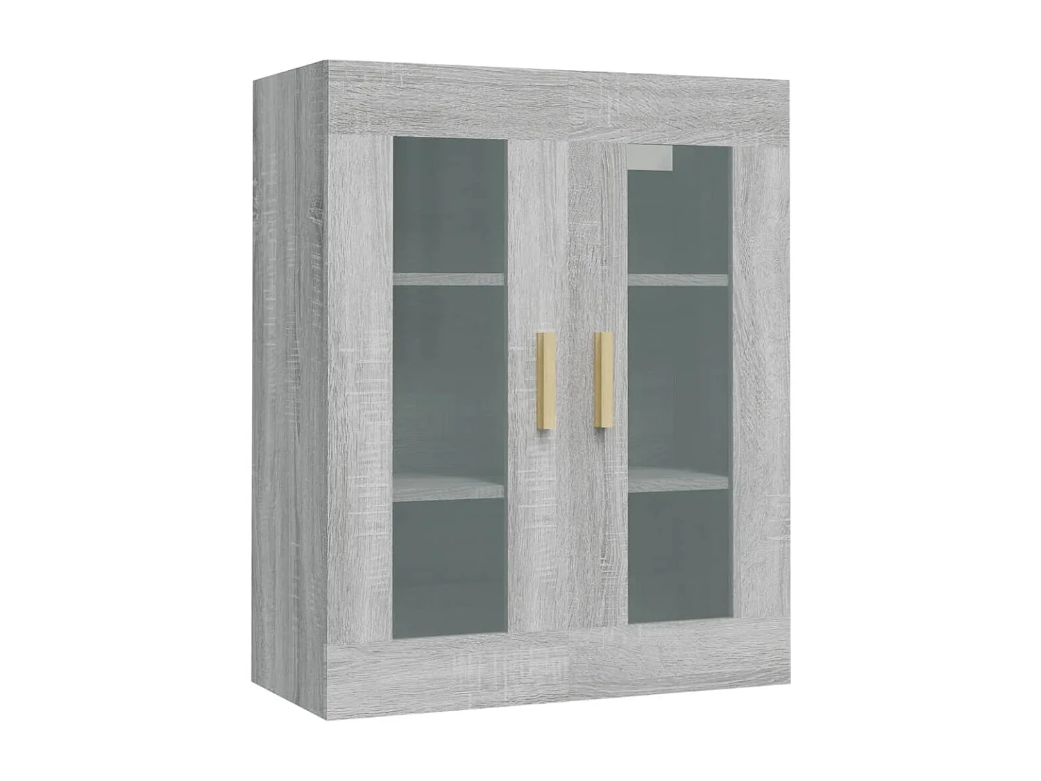 Hängeschrank Grau Sonoma 69,5x34x90 cm