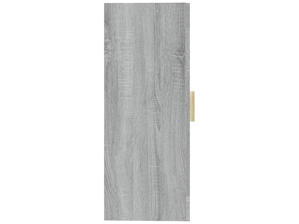 Armadietto Pensile a Parete Grigio Sonoma 69,5x34x90 cm