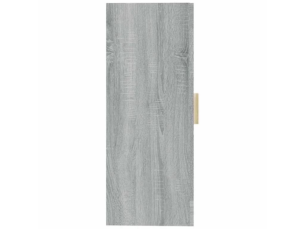 Armário de parede suspenso 69,5x34x90 cm sonoma cinza
