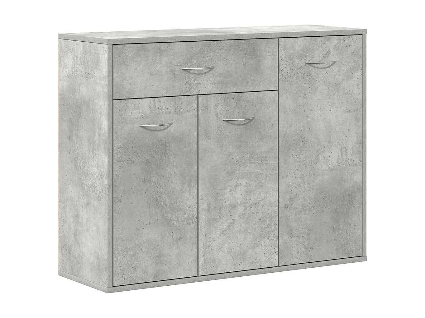 Buffet Gris béton 88x30x70 cm Bois d'ingénierie